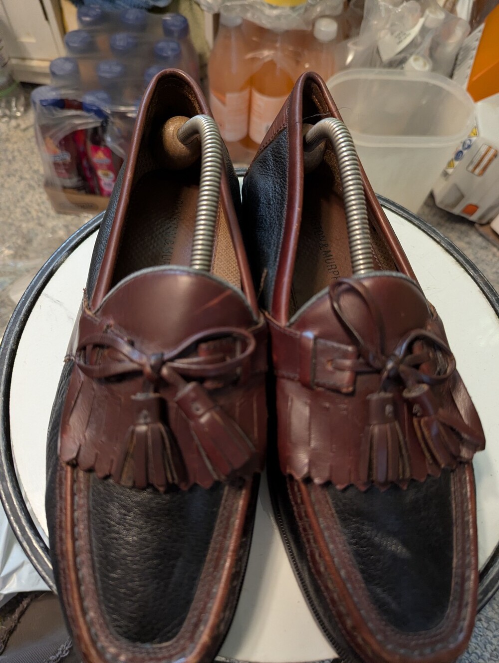 Men's Johnson & Murphy Aragon II Kiltie Tassel 020-0592 Sz 9M